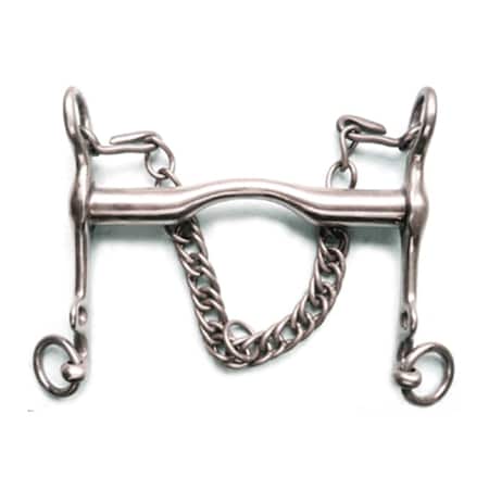 Jacks Imports German Silver Low Port Weymouth Bit 5-3/4" 20119-5-3/4